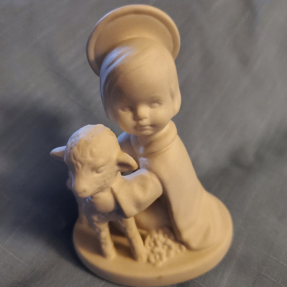 Goebel vintage angel and lamb HJ19